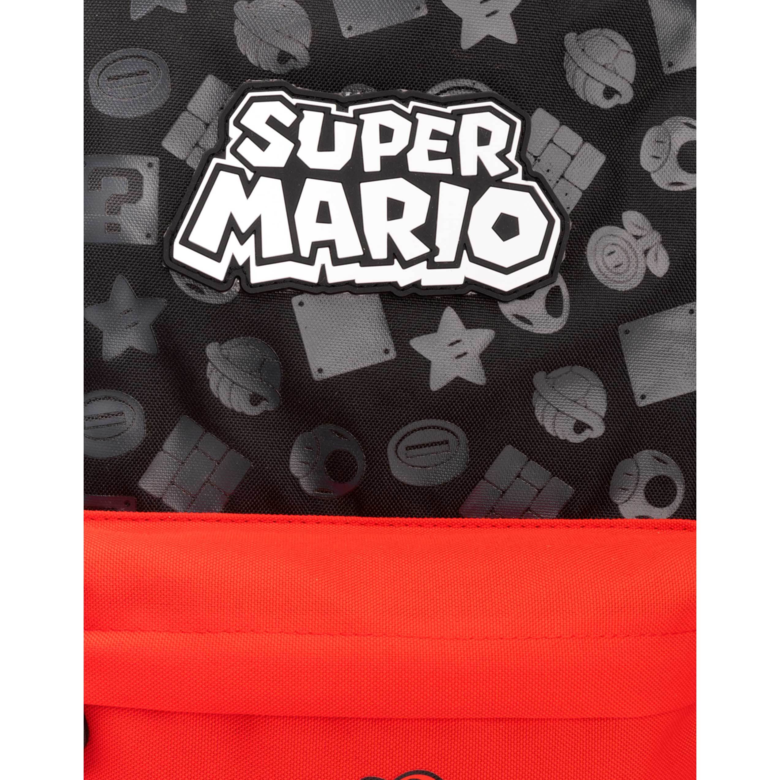 Children's Backpack with 41 cm, one-size, Super Mario Children's Black, cm - product gallery image 6
