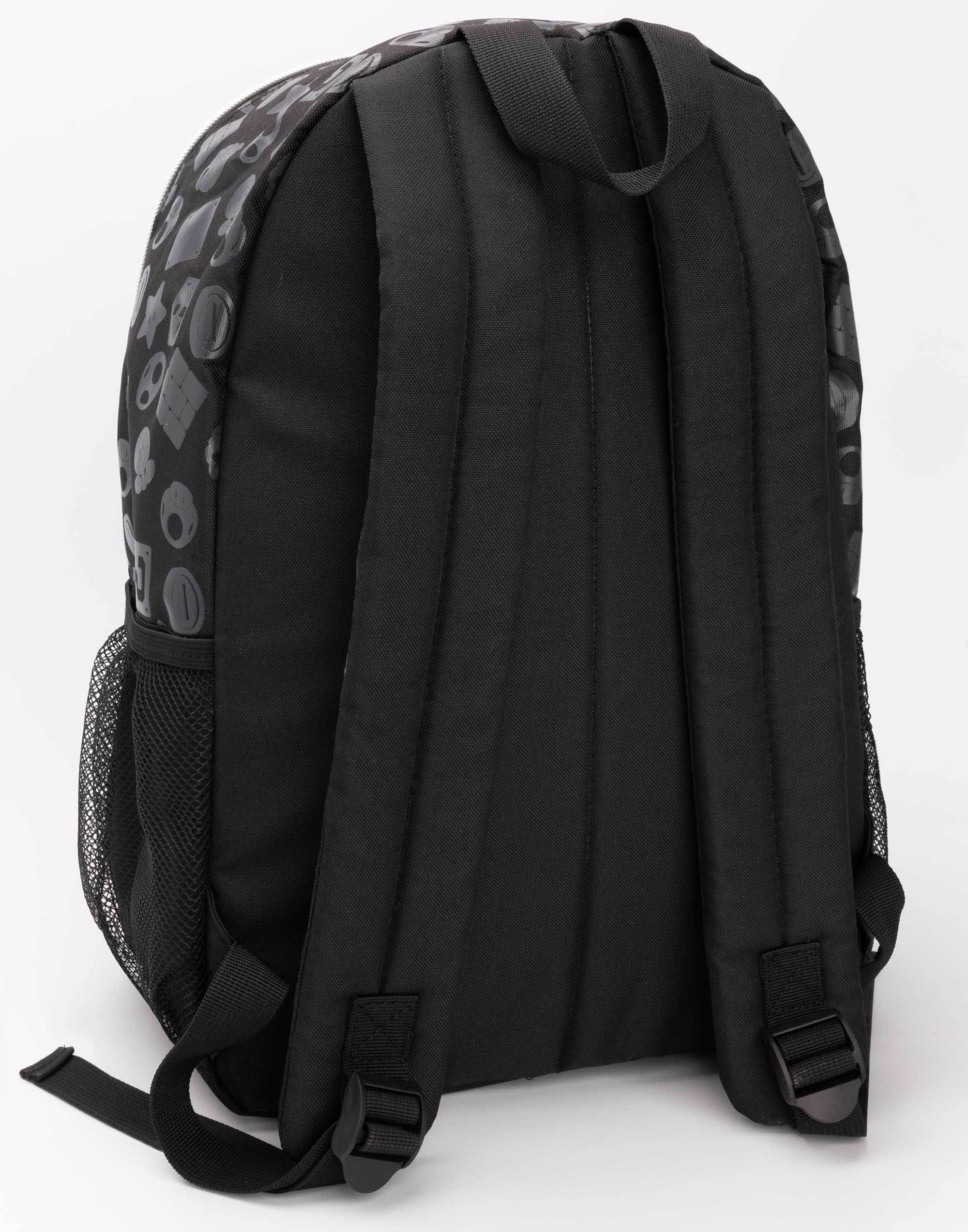 Children's Backpack with 41 cm, one-size, Super Mario Children's Black, cm - product gallery image 9