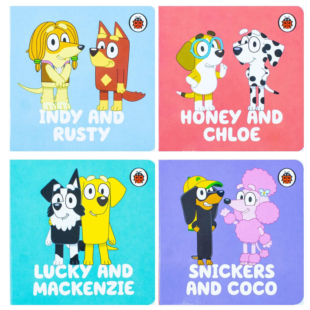 Children's Book Bluey Friends Little Library Books Snickers with 4 Books - product gallery image 2