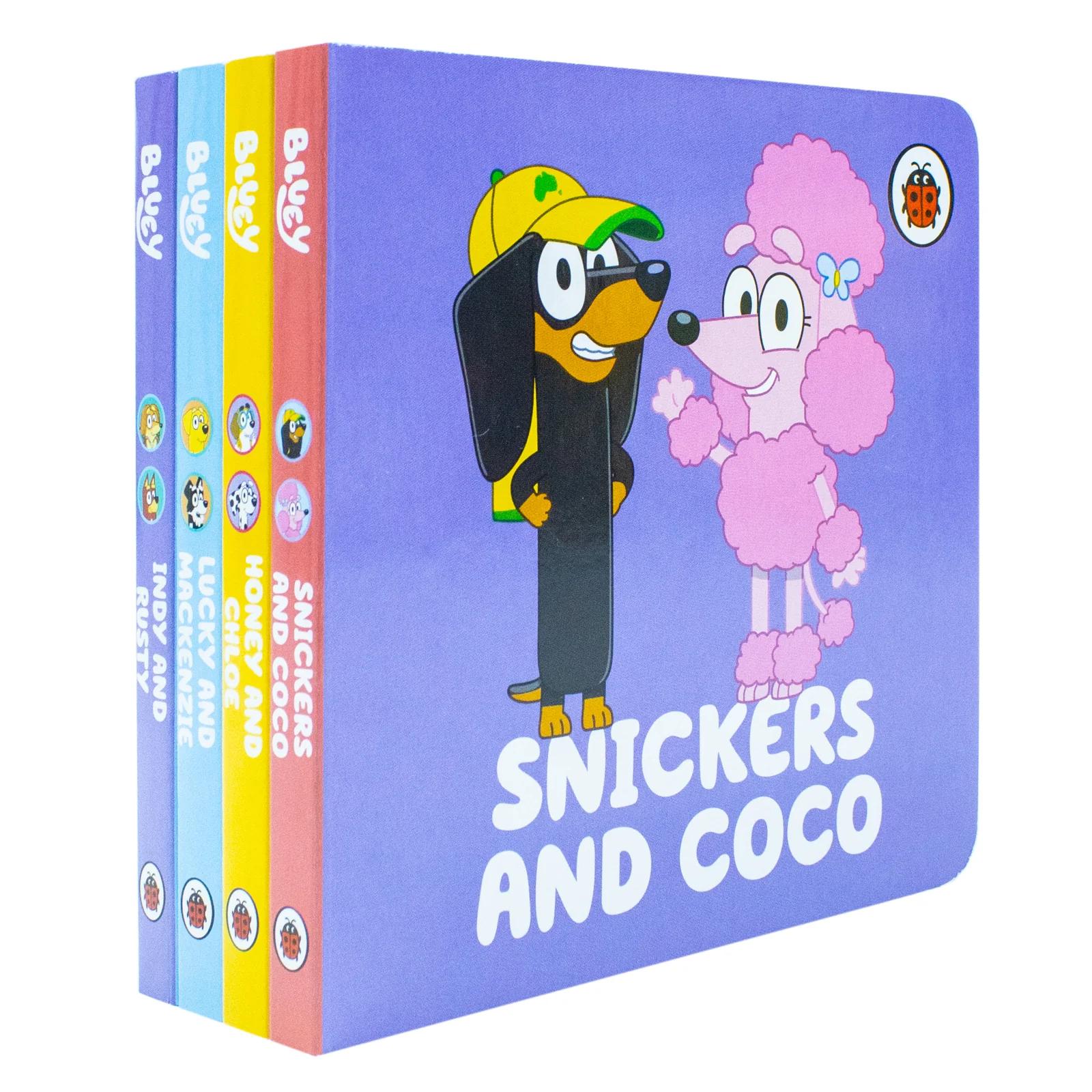 Children's Book Bluey Friends Little Library Books Snickers with 4 Books - product gallery image 3