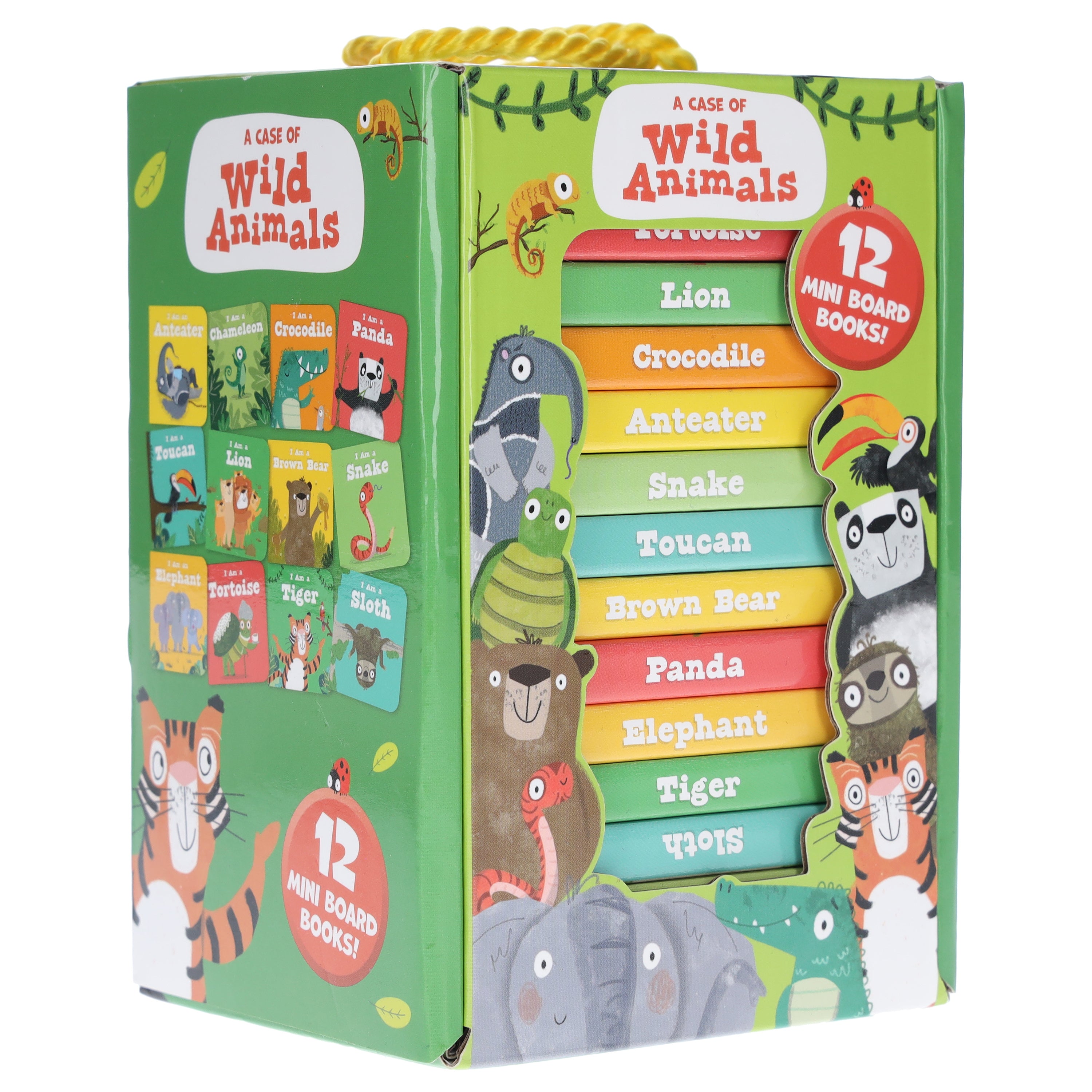 Children's Book Children's Board Books Box Wild Animals with Bamboo