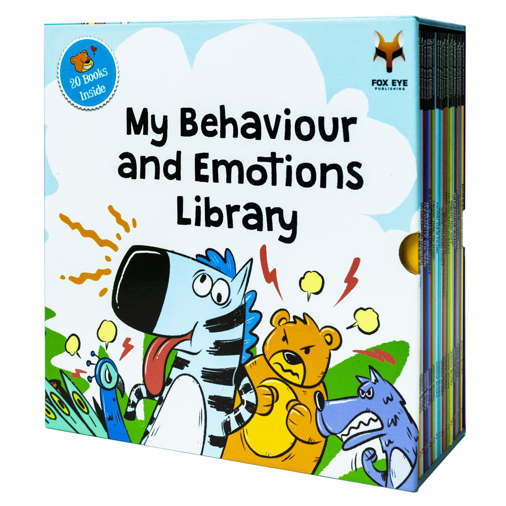 Children's Book Children's Emotions Books Box Books Anxiety with 20 Books