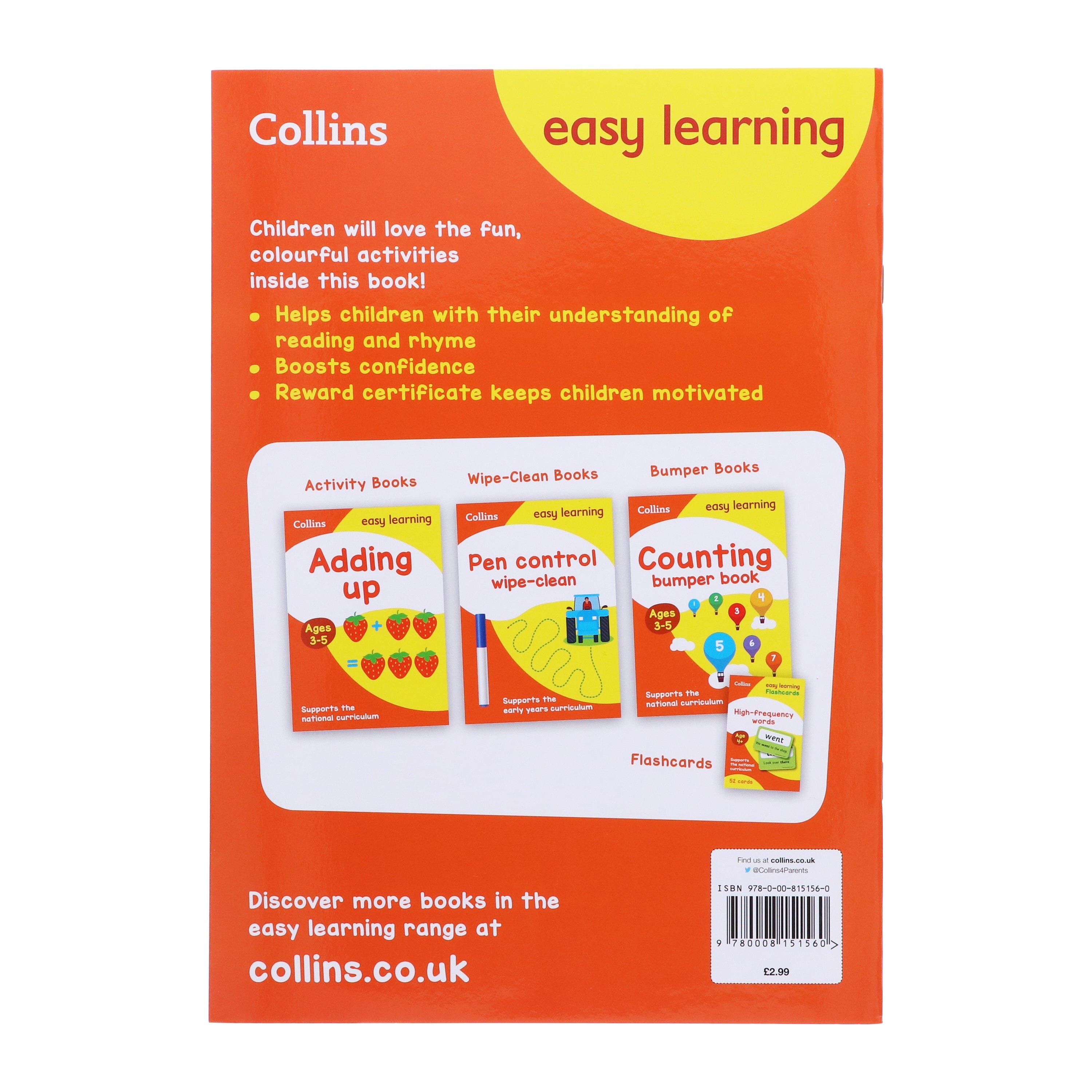 Children's Book Collins Easy Learning Starter Ages 3–5 with 6 Books - product gallery image 2