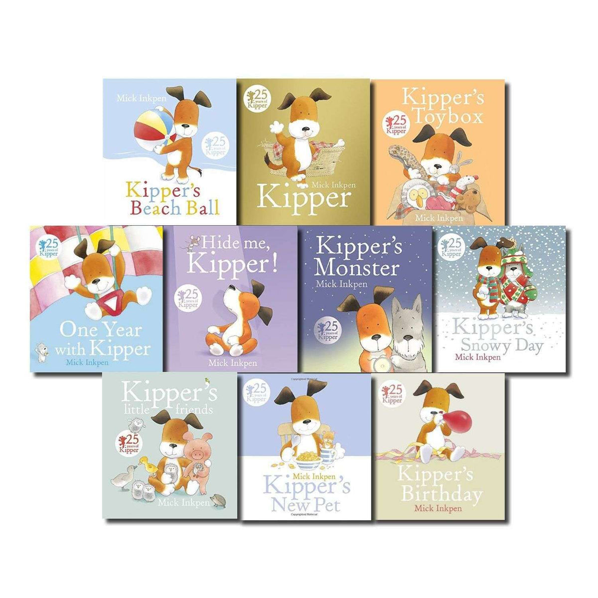 Children's Book Kipper Dog Books Collection by Mick with 10 Books