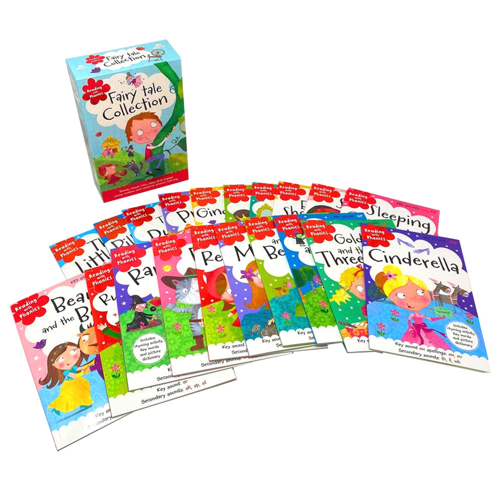 Children's Book Phonics Books Box Fairy Tales Ages - product gallery image 3