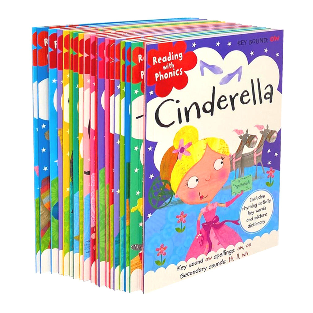 Children's Book Phonics Books Box Fairy Tales Ages
