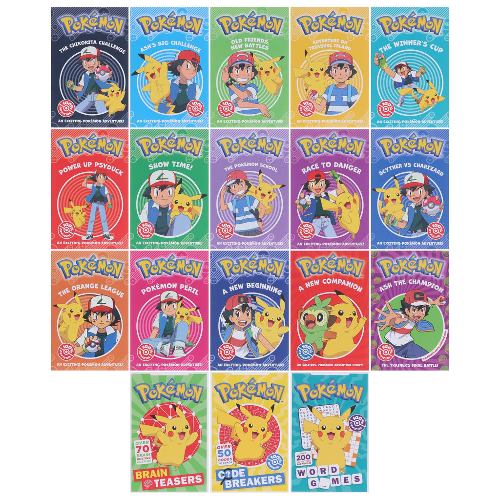 Children's Book Pokemon Mega Collection Books Box Ages with 18 Books - product gallery image 2