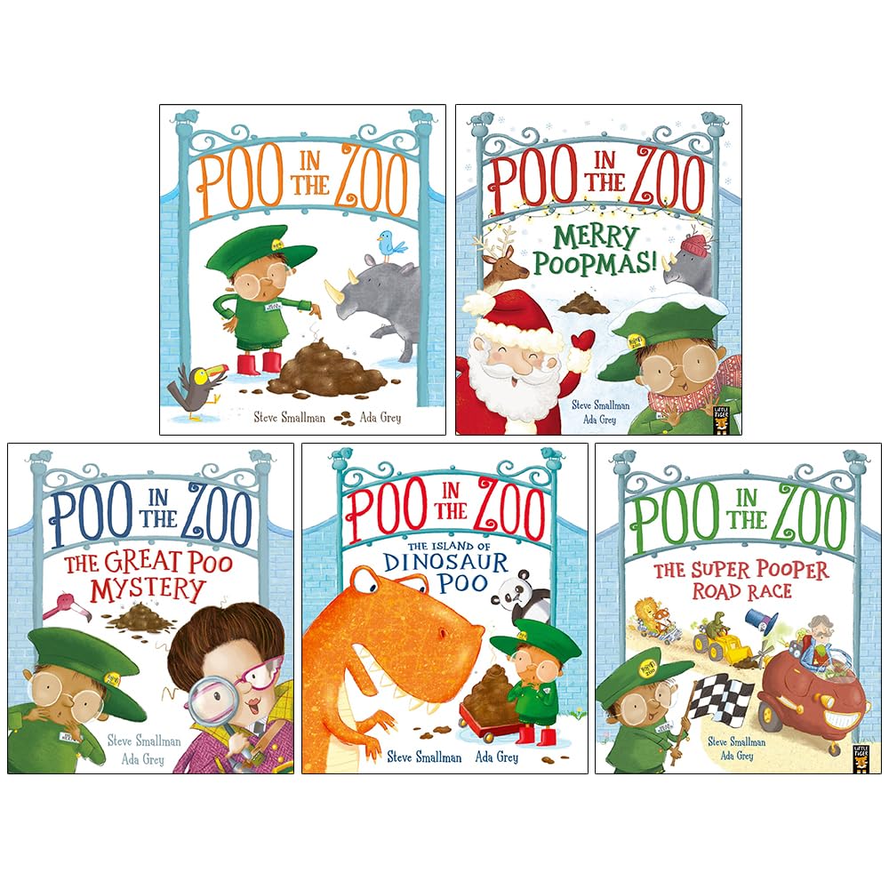 Children's Book Poo in Zoo Complete 5-Book Collection