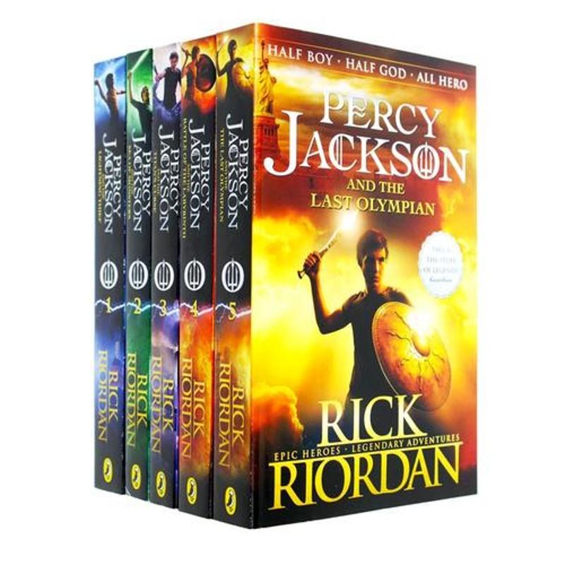 Children's Book Rick Riordan Percy Jackson Books Box with 5 Books - product gallery image 2