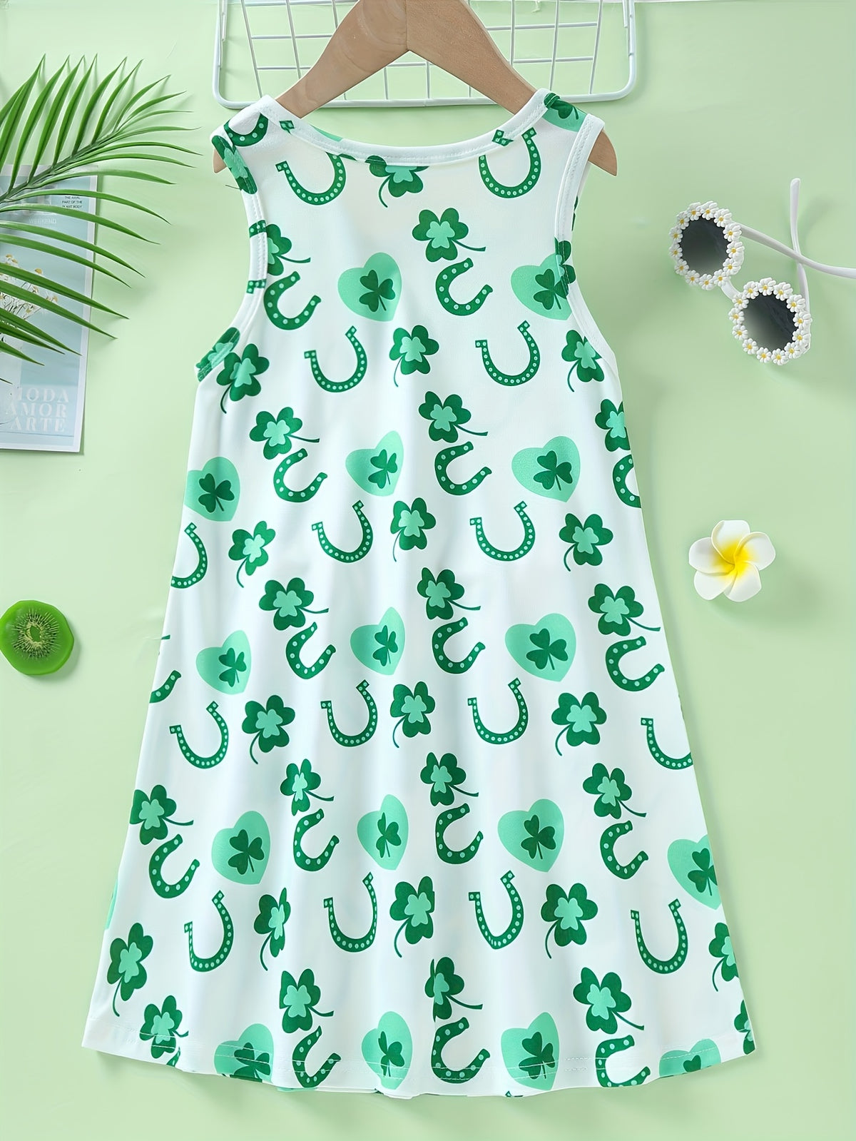 Children's Clothing Girls Summer Sleeveless Dress Butterfly Flower - product gallery image 9