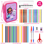 Children's Pencil Cases & Stationery Set with 20cm, Gabby's Dollhouse - product gallery image 2