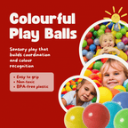 Children's Play Toy with Plastic, 1, Multicoloured Pit Balls Soft Plastic Ball - product gallery image 2