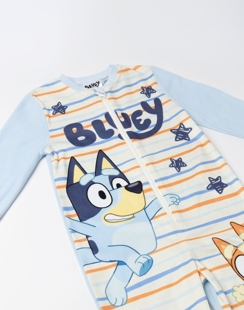 Children's Pyjamas Bluey Boys' Striped Microfleece Onesie Ages - product gallery image 11