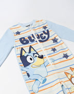 Children's Pyjamas Bluey Boys' Striped Microfleece Onesie Ages - product gallery image 11