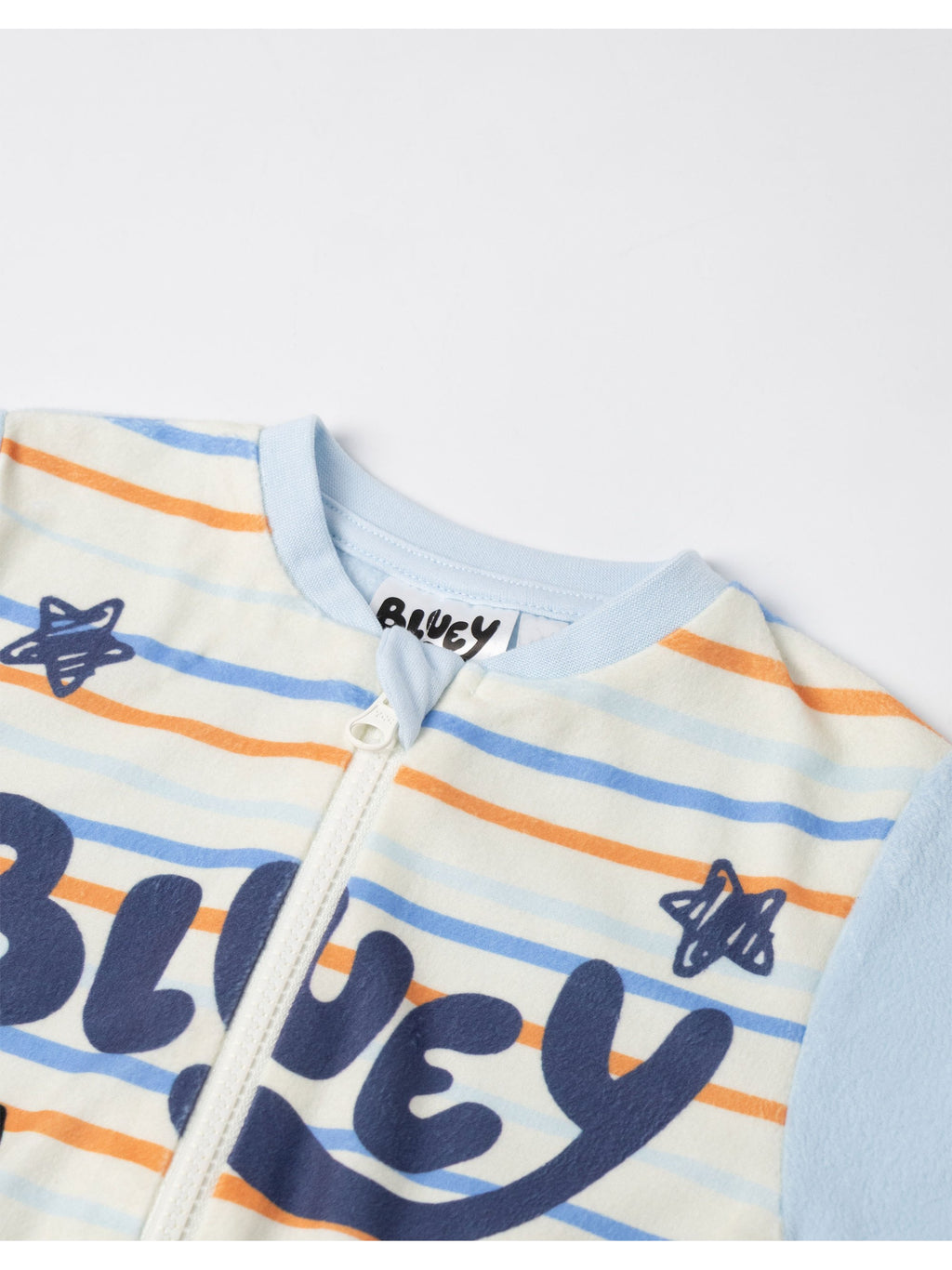 Children's Pyjamas Bluey Boys' Striped Microfleece Onesie Ages - product gallery image 6