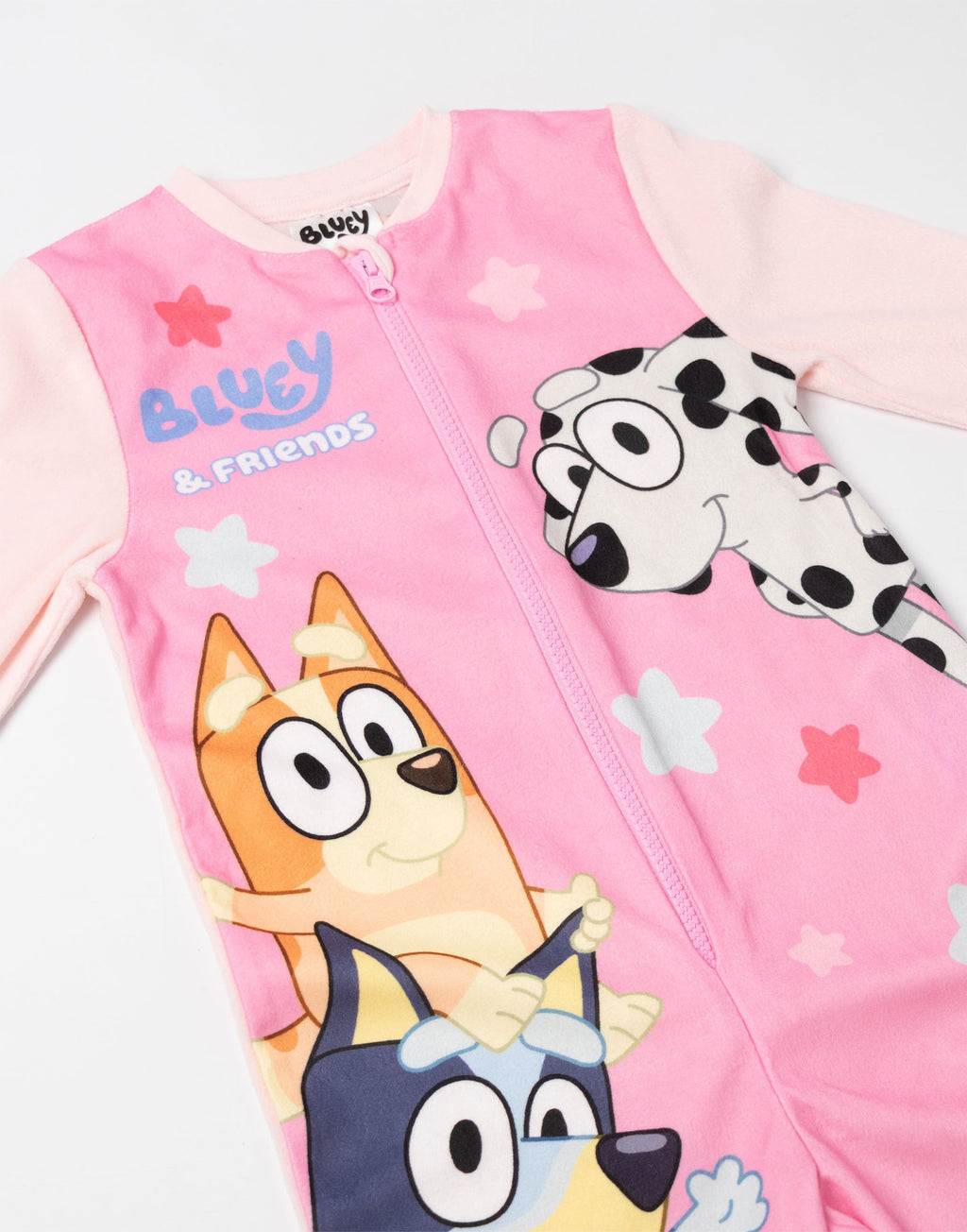 Children's Pyjamas Bluey Girls' Pink Microfleece Onesie Ages - product gallery image 11