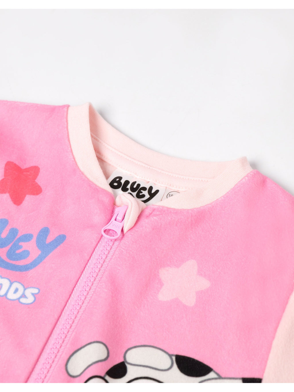 Children's Pyjamas Bluey Girls' Pink Microfleece Onesie Ages - product gallery image 6