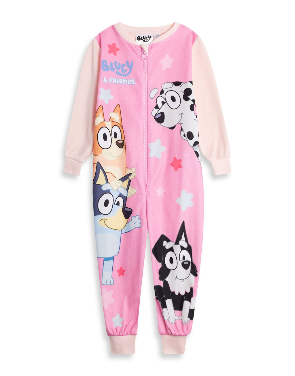 Children's Pyjamas Bluey Girls' Pink Microfleece Onesie Ages - product gallery image 9