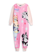 Children's Pyjamas Bluey Girls' Pink Microfleece Onesie Ages - product gallery image 9