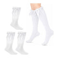 Children's Sock with Non-Slip, Cotton, 12 Pairs Girls Knee High Socks Cotton