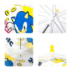 Children's Umbrella with 71cm, Acrylic, Sonic Hedgehog Kids Dome Windproof Brolly - product gallery image 5