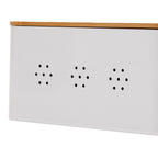 Chopping Board with Space-Saving, 5cm, Metal, Vintage Bread Bin Wooden Lid Cutting - product gallery image 9