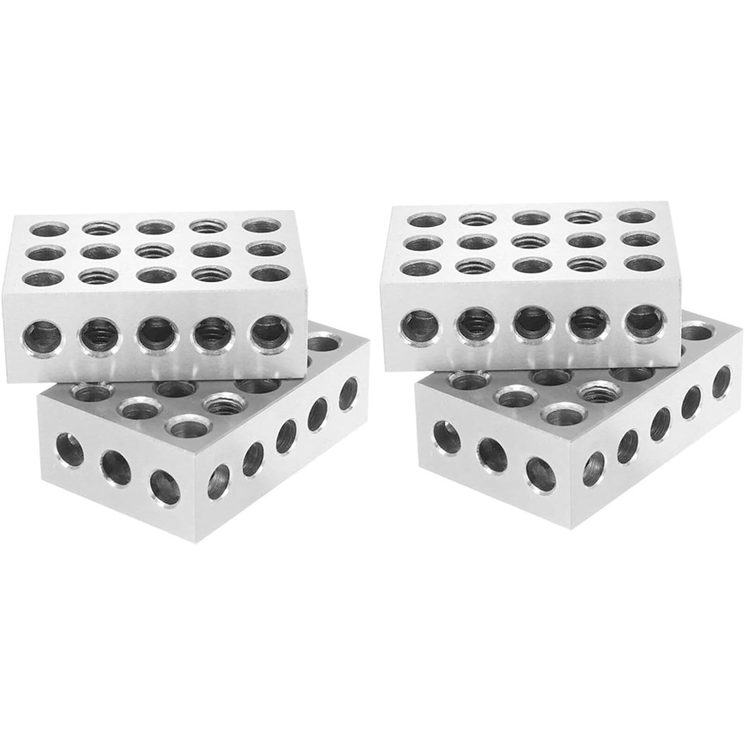 Clamping Block with Precision 1-2-3 Blocks of Hardened Steel - 4 Packs option
