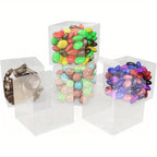 Clear Plastic Favor Boxe with 200PCS Boxes, 5x5x5cm Cube Wedding Packaging