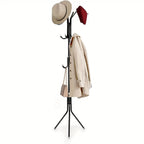 Clothes Hangers with Freestanding, 174cm, Metal, Free Standing Metal Coat Rack Heavy - product gallery image 2