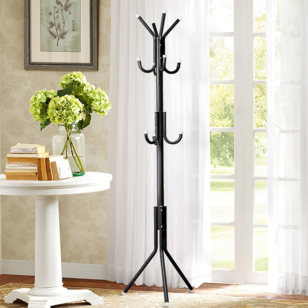 Clothes Hangers with Freestanding, 174cm, Metal, Free Standing Metal Coat Rack Heavy