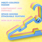 Clothes Hangers with Space-Saving, 28cm, Cotton, 40 Pack - product gallery image 10