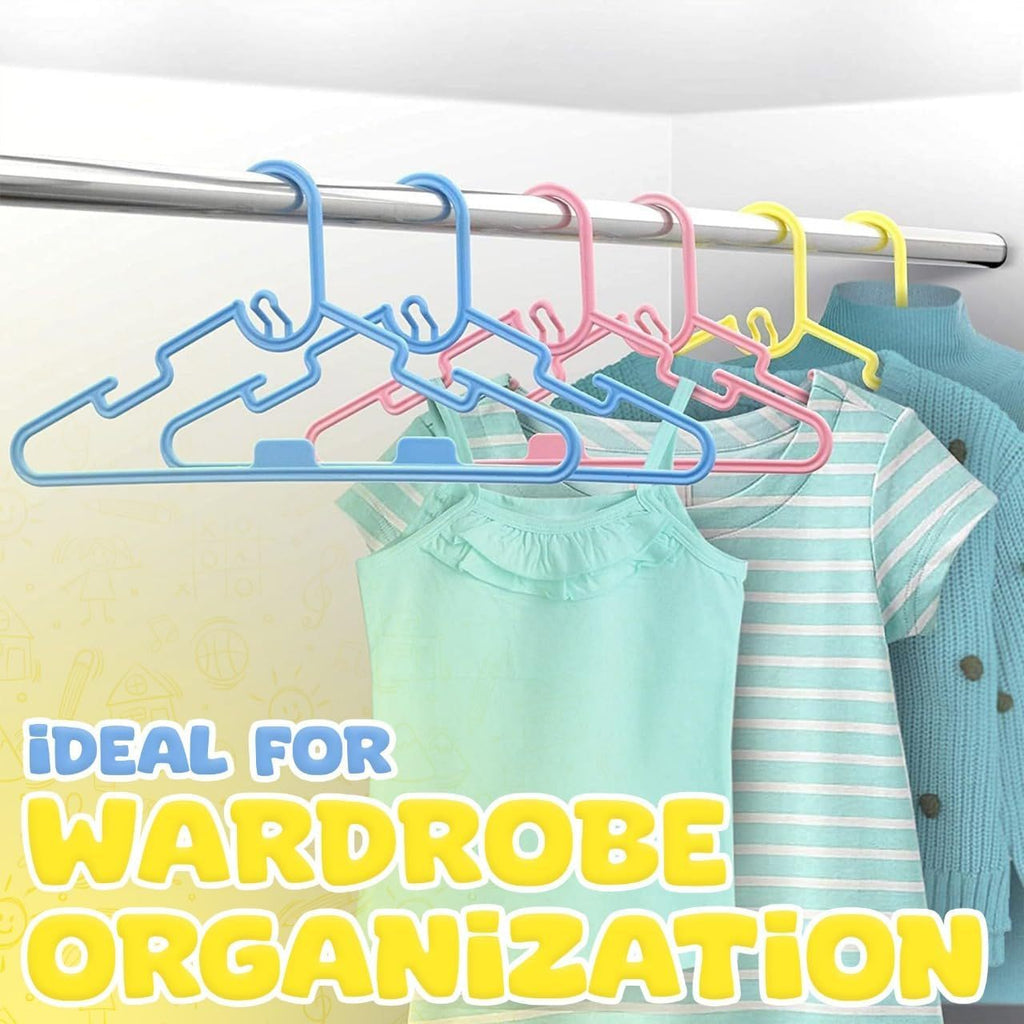 Clothes Hangers with Space-Saving, 28cm, Cotton, 40 Pack - product gallery image 12