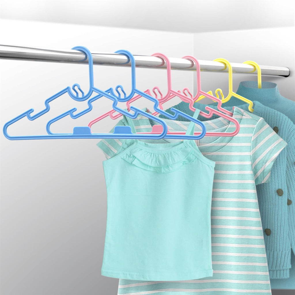 Clothes Hangers with Space-Saving, 28cm, Cotton, 40 Pack - product gallery image 2