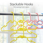 Clothes Hangers with Space-Saving, 28cm, Cotton, 40 Pack - product gallery image 4