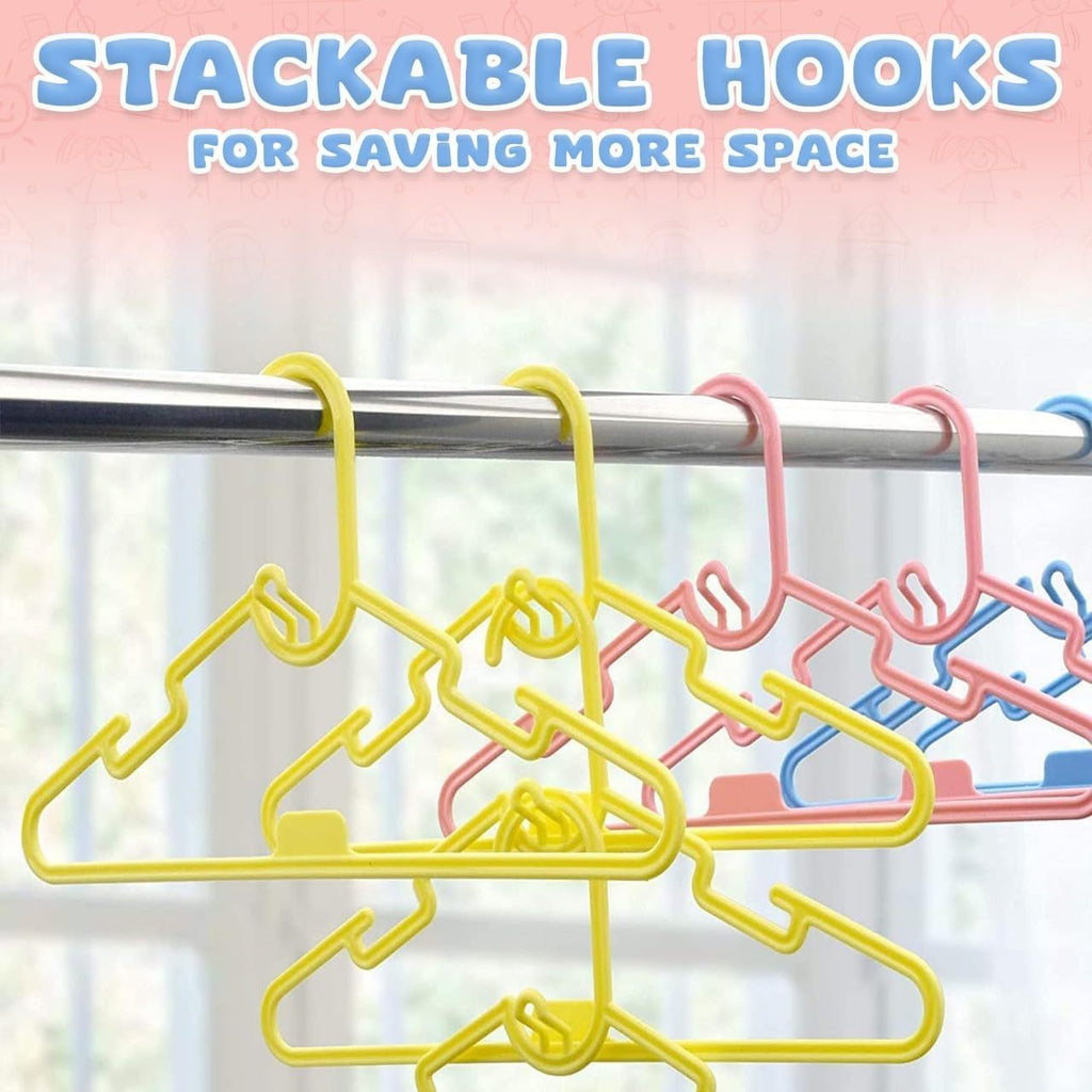 Clothes Hangers with Space-Saving, 28cm, Cotton, 40 Pack - product gallery image 9