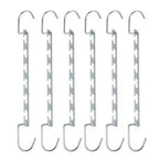 Clothes Hangers with Space-Saving, 50kg, Metal, 6 Pack of 6 - product gallery image 11