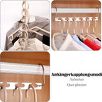 Clothes Hangers with Space-Saving, 50kg, Metal, 6 Pack of 6 - product gallery image 16