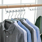 Clothes Hangers with Space-Saving, 50kg, Metal, 6 Pack of 6 - product gallery image 5