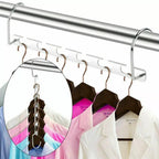 Clothes Hangers with Space-Saving, 50kg, Metal, 6 Pack of 6 - product gallery image 9