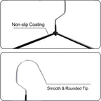 Clothes Hangers with Space-Saving, Non-Slip, Metal, 20 Pack - product gallery image 8