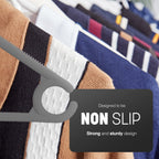 Clothes Hangers with Space-Saving, Non-Slip, Plastic, 20 Pack - product gallery image 20