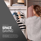 Clothes Hangers with Space-Saving, Non-Slip, Plastic, 20 Pack - product gallery image 21
