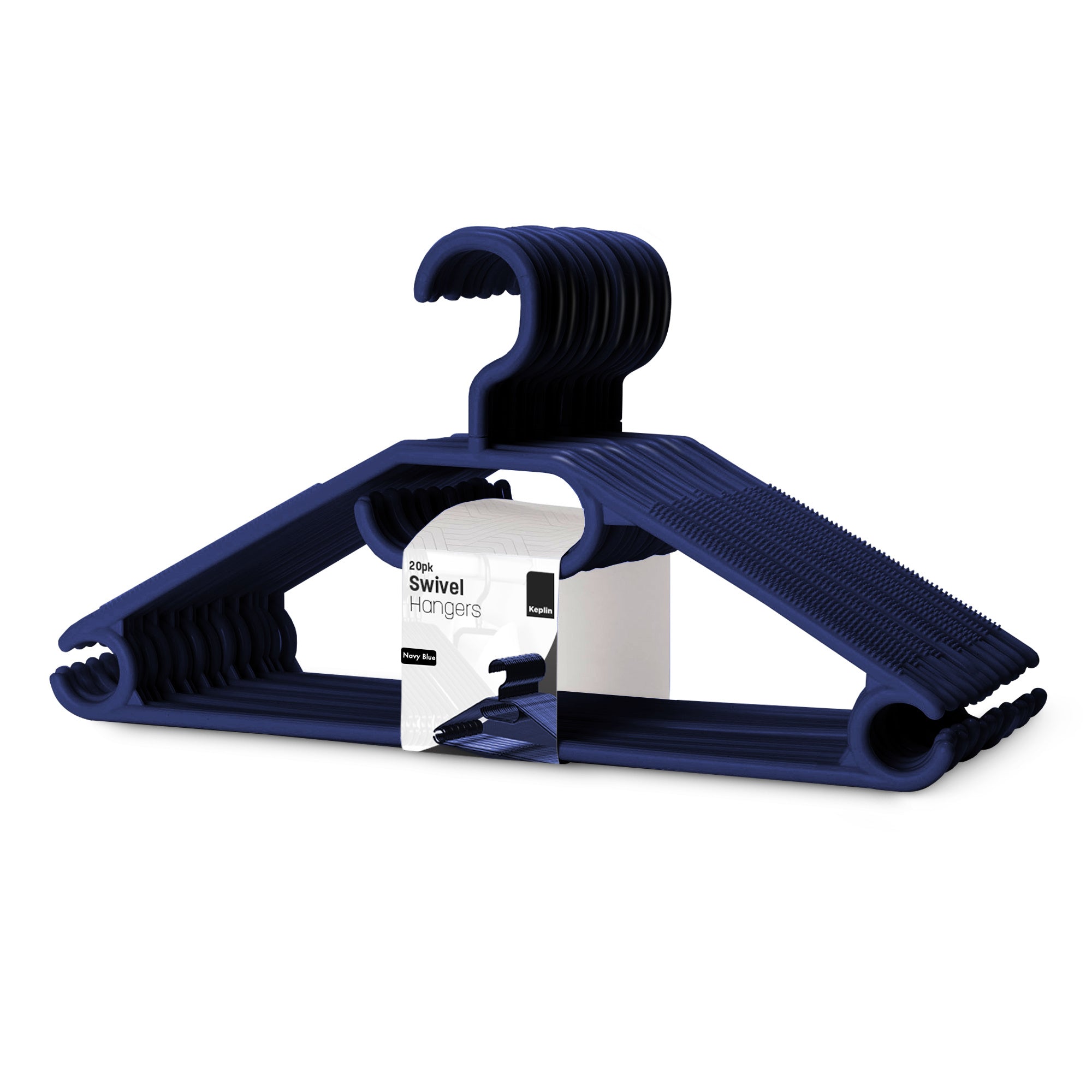 Clothes Hangers with Space-Saving, Non-Slip, Plastic, 20 Pack - product gallery image 22