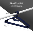 Clothes Hangers with Space-Saving, Non-Slip, Plastic, 20 Pack - product gallery image 25