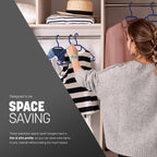 Clothes Hangers with Space-Saving, Non-Slip, Plastic, 20 Pack - product gallery image 28