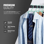 Clothes Hangers with Space-Saving, Non-Slip, Plastic, 20 Pack - product gallery image 30