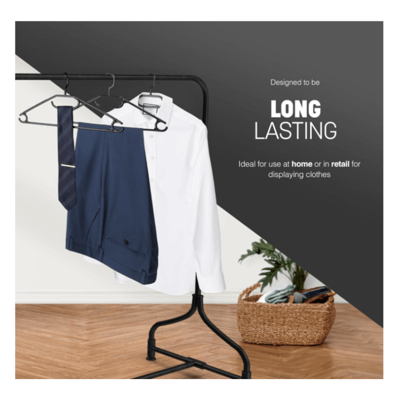 Clothes Hangers with Space-Saving, Non-Slip, Plastic, 20 Pack - product gallery image 6