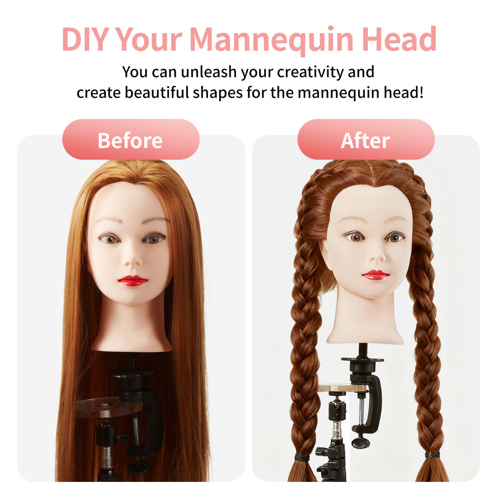 Clothing Set Hairdressing Mannequin Head Clamp for casual and seasonal outfits - product gallery image 8