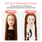 Clothing Set Hairdressing Mannequin Head Clamp for casual and seasonal outfits - product gallery image 8