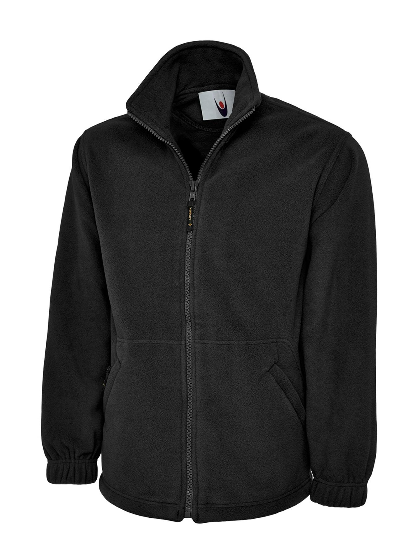 Clothing Set Uneek UC604 Full Zip Micro Fleece for casual and seasonal outfits - Black, XS option